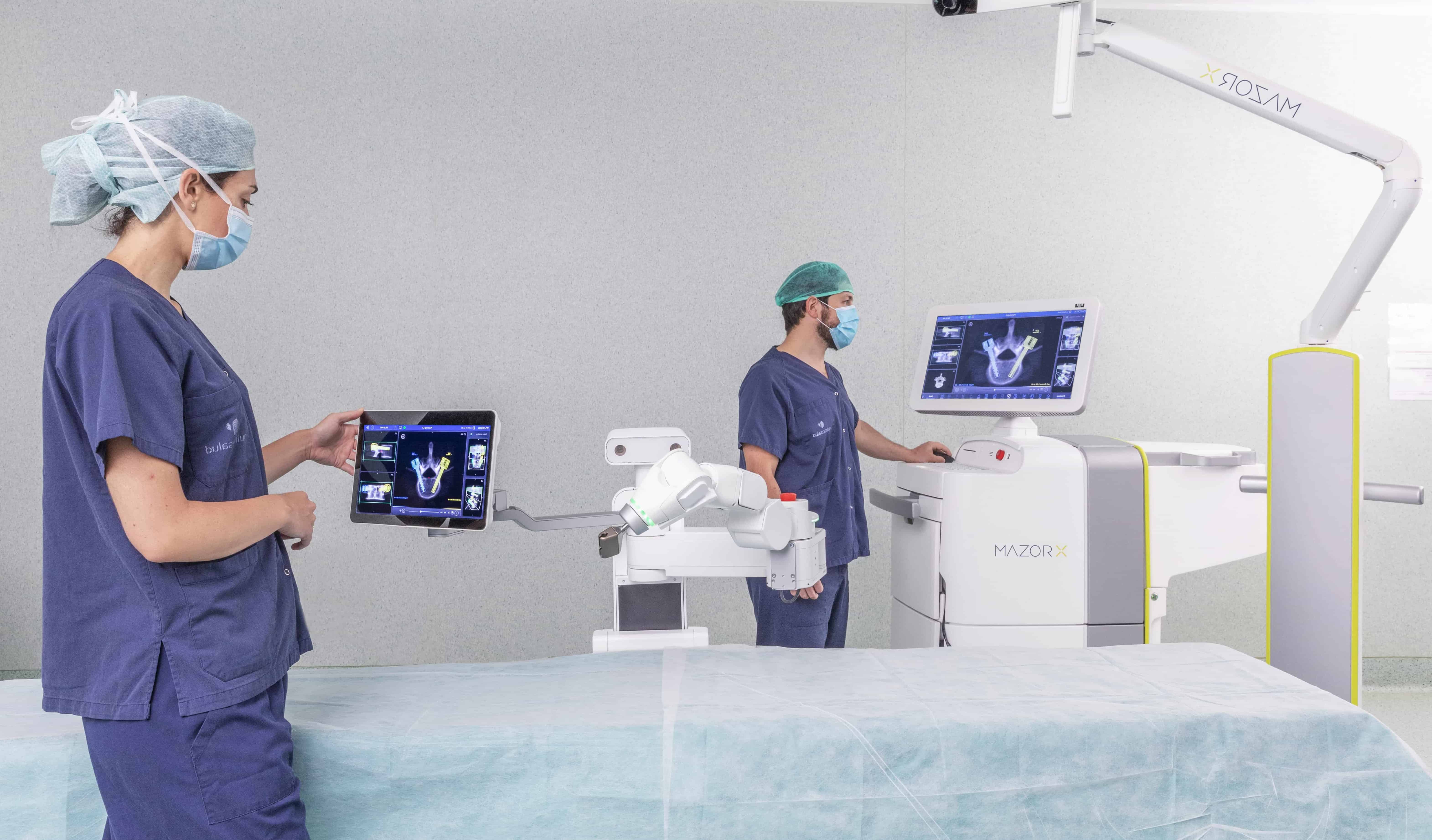 Mazor X máxima precisión en cirugía de columna Instituto Clavel